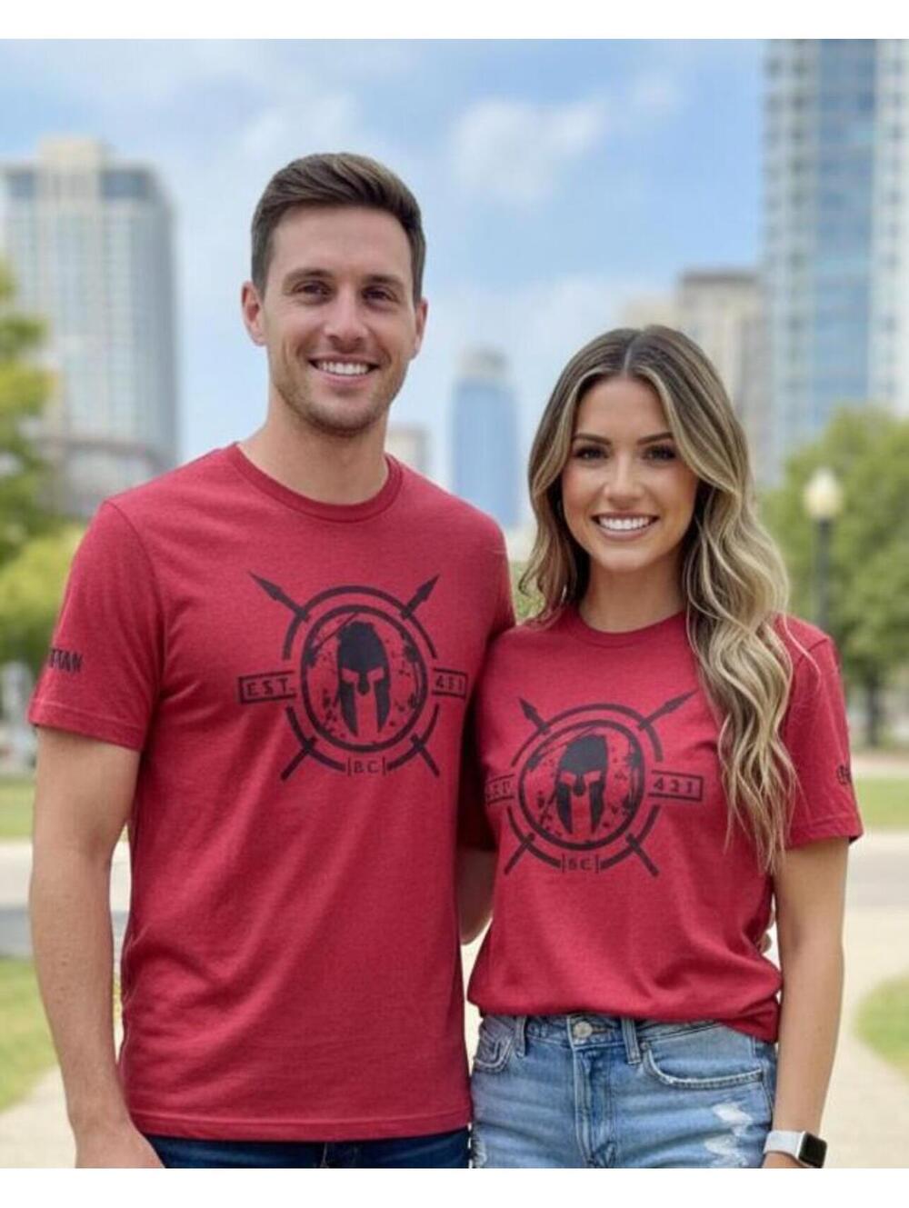 New Unisex Men's Red Official Craft Spartan Race T-shirt Size Medium